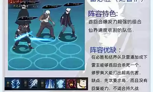 火影恶心阵容搭配雷主