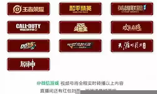 微信游戏春晚阵容搭配