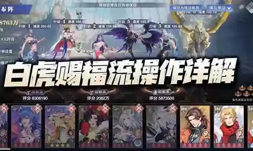 白虎天使赐福流阵容搭配