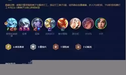 神龙作者搭配什么阵容好