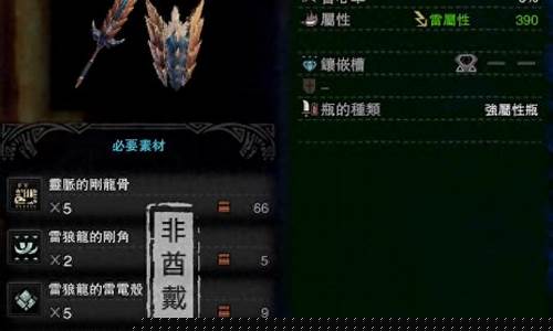 怪猎世界 哪个武器